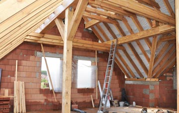 West Edge attic trusses