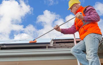 West Edge soft wash roof cleaning